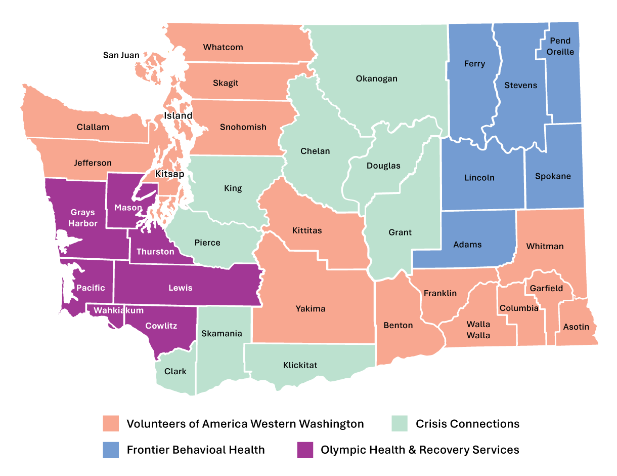 Map of contact hubs